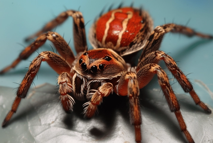 red clear spider pet