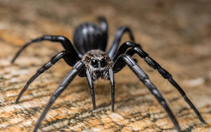are black house spiders poisonous to humans
