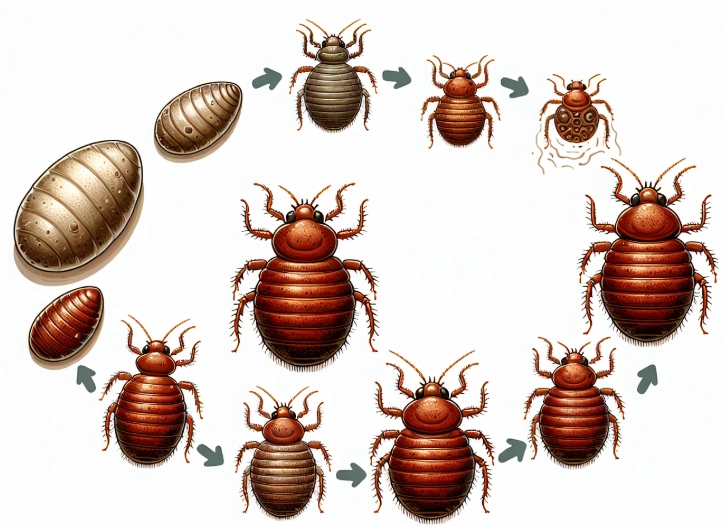 bed bug life cycle