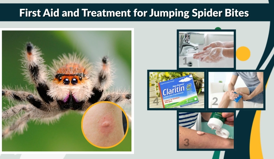 jumping spider bite human